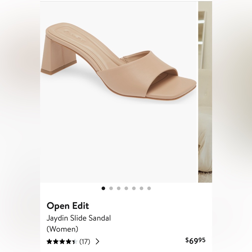Open Edit Nude Heels 7.5